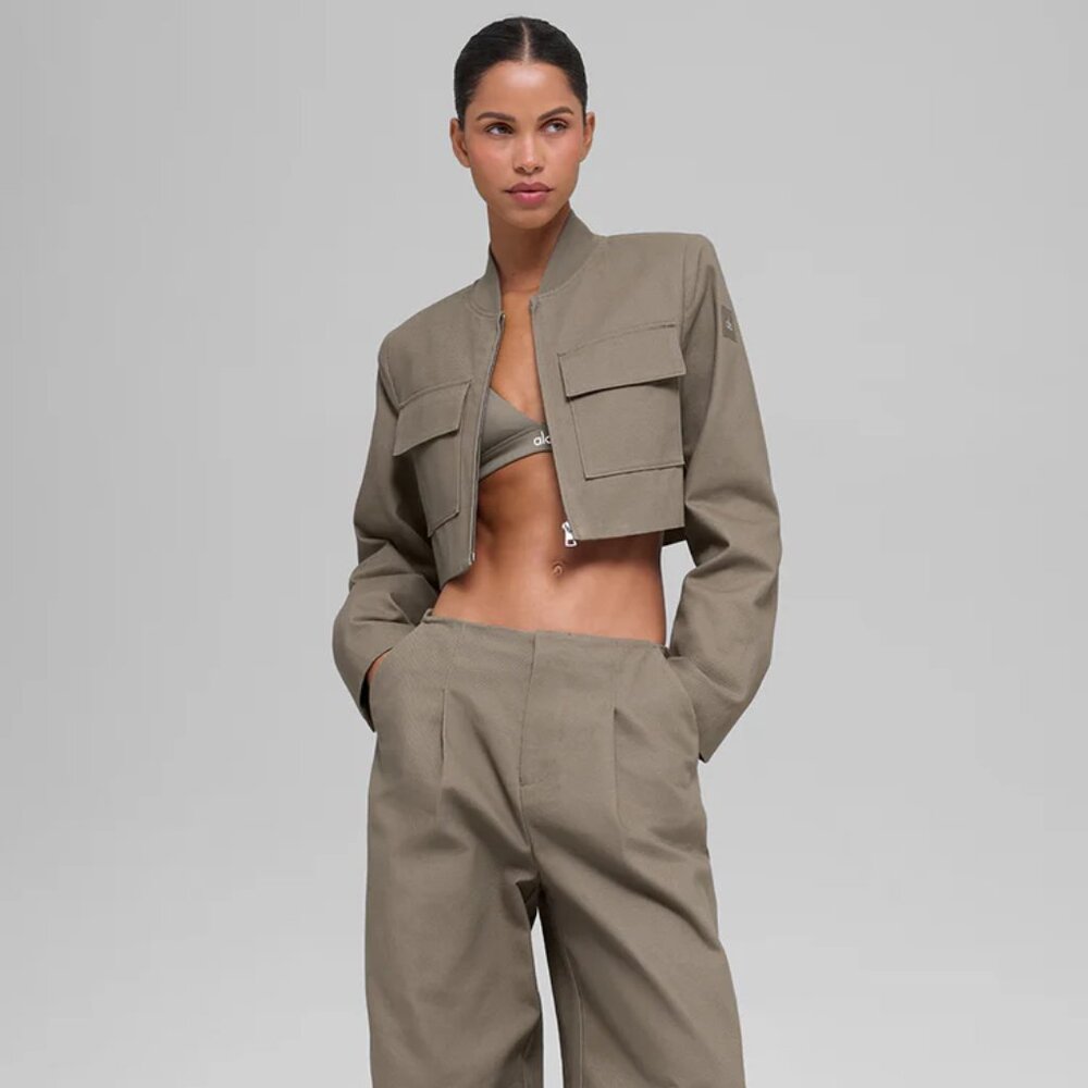 Alo Cropped Main Character Jacket